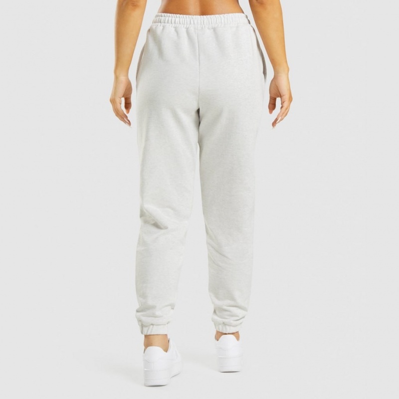 παντελονι jogger Gymshark Rest Day Sweats ασπρα | 769ALORZN