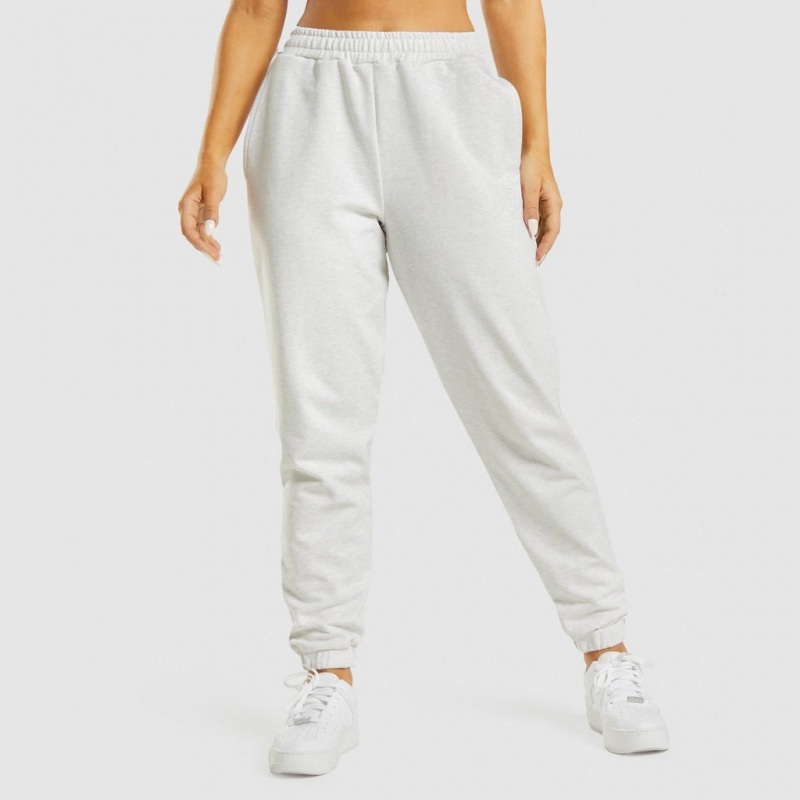 παντελονι jogger Gymshark Rest Day Sweats ασπρα | 769ALORZN