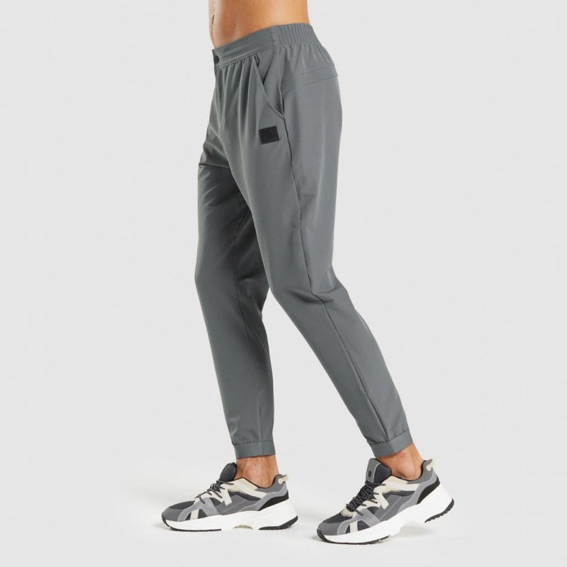 παντελονι jogger Gymshark Retake Woven Charcoal | 274VDLWCF