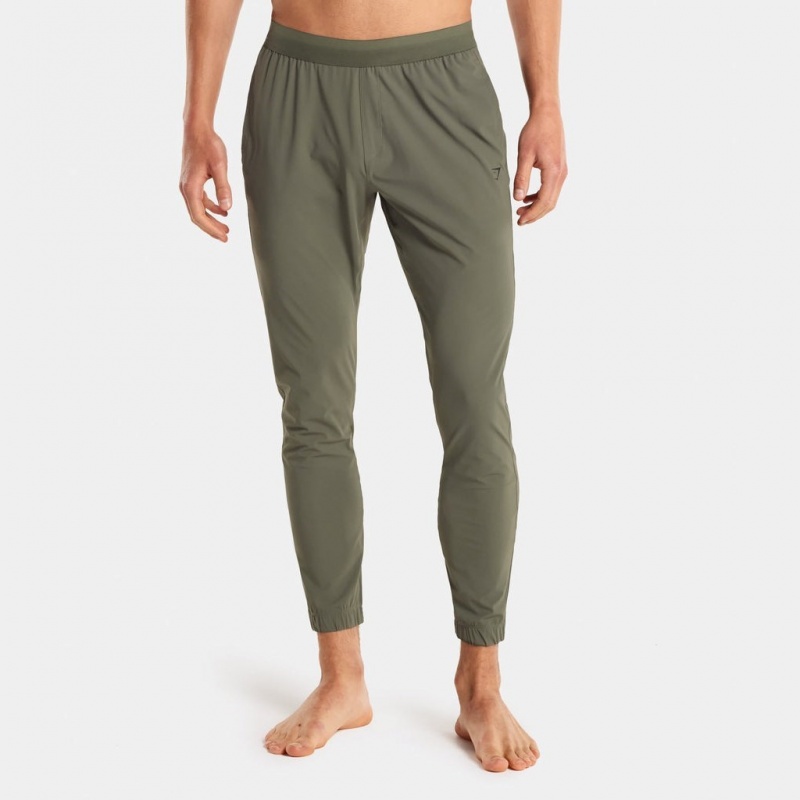 παντελονι jogger Gymshark Studio πρασινο | 972NECKFD