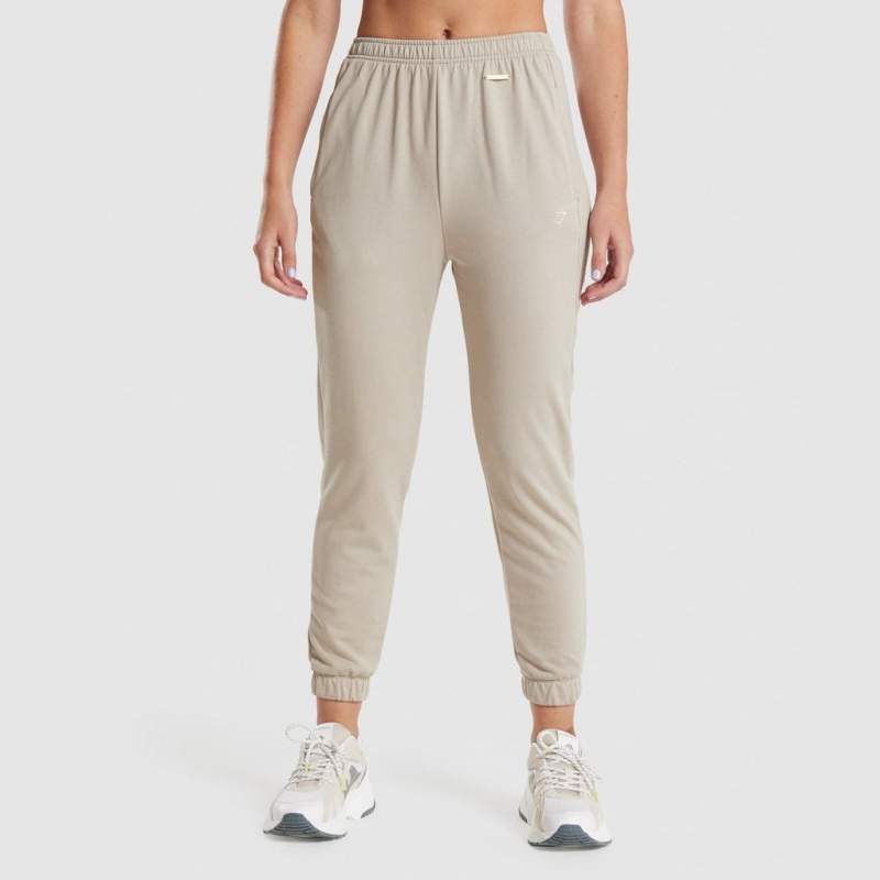 παντελονι jogger Gymshark Whitney Loose Mink | 162RIXEBF