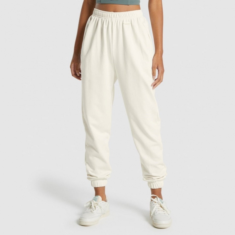 παντελονι jogger Gymshark Whitney Loose Unbleached | 572FZQBRJ