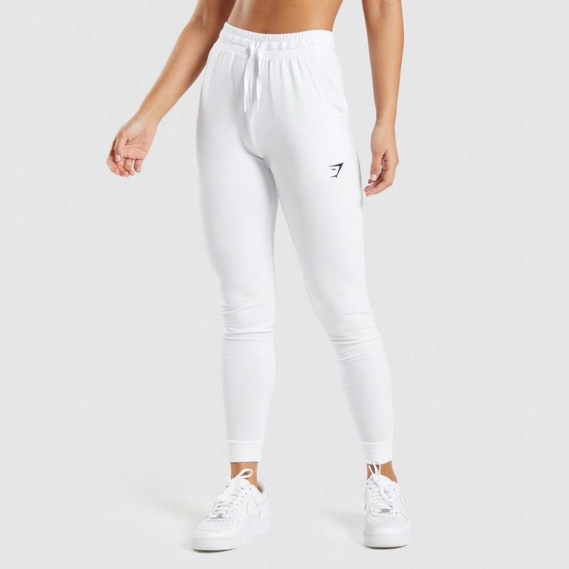 παντελονι jogger Gymshark Αθλητικά Pippa ασπρα | 963RVIXUT