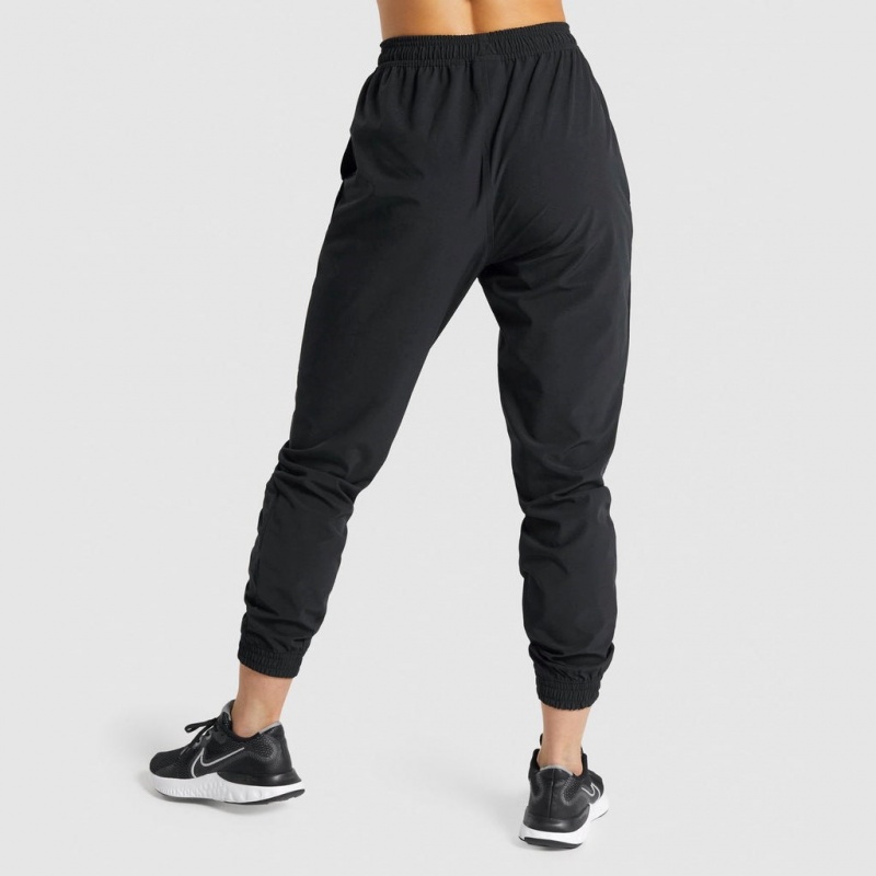 παντελονι jogger Gymshark Αθλητικά Woven μαυρα | 491NLYHIK