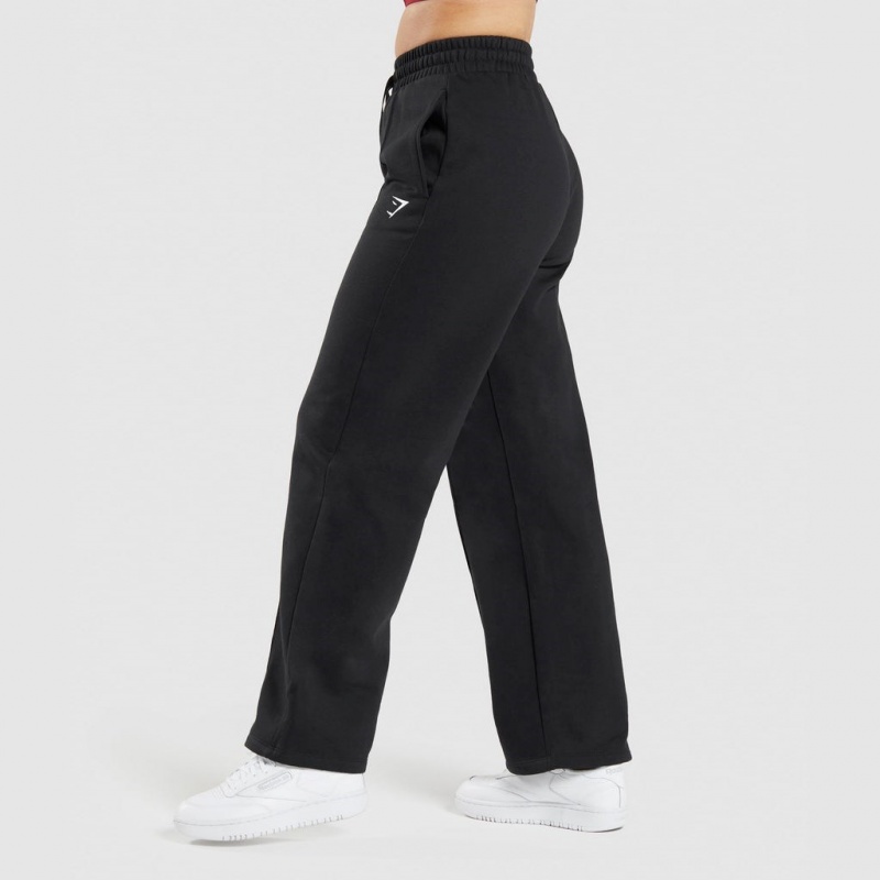 παντελονι jogger Gymshark Αθλητικά Ευθεία Leg μαυρα | 859JWSXFG
