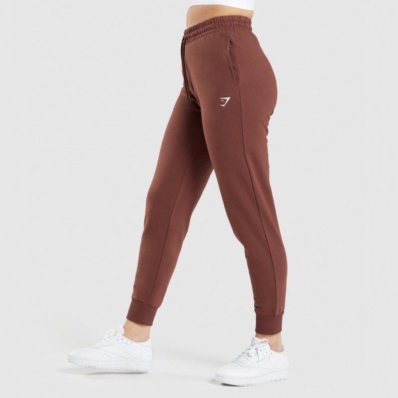 παντελονι jogger Gymshark Αθλητικά καφε | 243VJZPQE